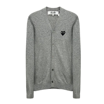 Comme Des Garcons Black Wappen V-Neck Cardigan Grey AX N024 051 149792106