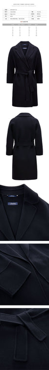 MaxMara Virgin Wool Robe Coat Navy 25FW 2529016071 012 149268369 [P]