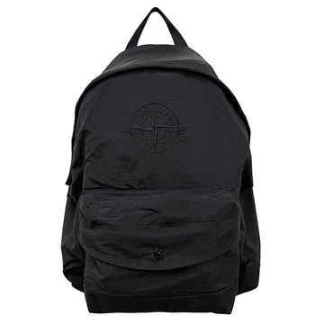 Stone Island Kids Compass Logo Embroidered Backpack Black V0029 (K2S169200002 S0064) 149807212