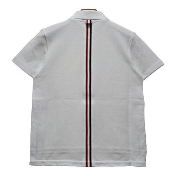 THOM BROWNE 女性用バックスリーラインピケポロシャツカラティ FJP014A 00050 100 149827048