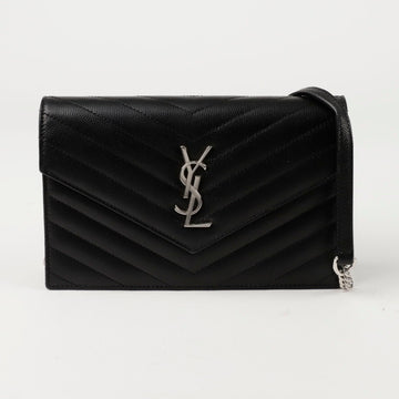 SAINT LAURENT エンベロープチェーン財布クロスバッグ 393953 149749372
