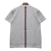 THOM BROWNE Damen Klassisches Rückenstreifen Piqué T-Shirt FJS013A 00050 100 149828202 [P]