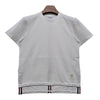 THOM BROWNE Damen Klassisches Rückenstreifen Piqué T-Shirt FJS013A 00050 100 149828202 [P]