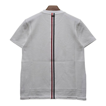 THOM BROWNE Damen Klassisches Rückenstreifen Piqué T-Shirt FJS013A 00050 100 149828202