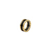 BVLGARI 347037 18K Rose Gold Black Ceramic B.Zero1 Ring Size 56 149829231 [P]
