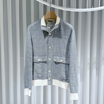 BRUNELLO CUCINELLI Wollseiden-Bomberjacke 48 149843386 [P]