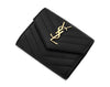 SAINT LAURENT Cassandra Monogram Matelassé Gold Compact 3-Fach Geldbörse 403943 BOW01 1000 145965968 [P]
