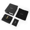 SAINT LAURENT Cassandra Monogram Matelassé Gold Compact 3-Fach Geldbörse 403943 BOW01 1000 145965968 [P]