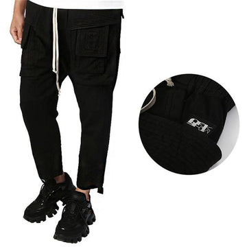 RICK OWENS DU21S2371 RIG 09 Cargo-Hose in Dunkelschwarz 149855130