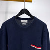 Thom Browne Three Stripes Knit Sweater Navy 149857210 [P]
