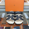 Hermes Shearling Cipre Sandals Black 231124 149857412 [P]
