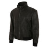 Saint Laurent Teddy Panel Full Grain Leather Bomber Jacket 821041 YCNF2 1000 149858911 [P]