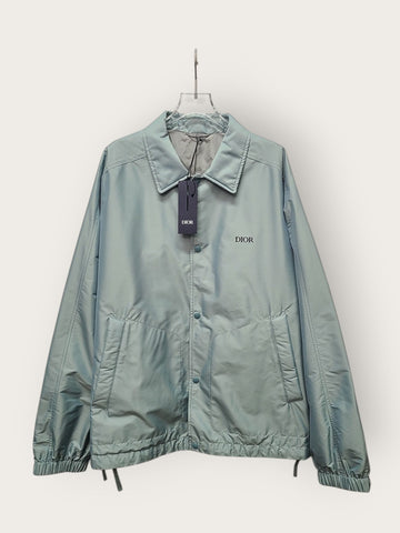 Dior Spread Silk Blend Embroidered Blue Jacket 24FW 149860540