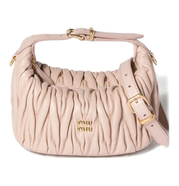Miu Miu Matelassé Nappa Leather Pouch Powder Pink 5NE026 AFPP F0236 149862033