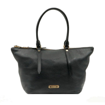 Burberry Black Leather Gold Hardware Large Double Zipper Shoulder Bag 3887064 149885342