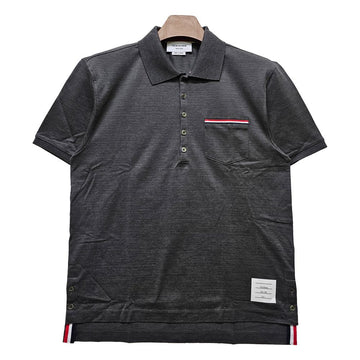 THOM BROWNE Pocket Streifen Pikee Poloshirt MJP022A 01455 025 71038419