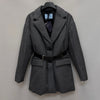 PRADA Gürtelte Kaschmir Einzel-Padding-Jacke (44 55) 149914408 [P]
