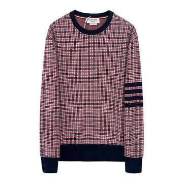 Thom Browne Check Jacquard Sweater MJT421A 960 149925916