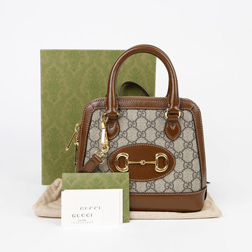 GUCCI 640716 ホースビット 1955 ミニ トップ ハンド トート ショルダーバッグ 149724439