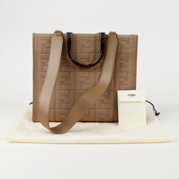 FENDI 8BH386 Sonnenstrahlen Mittelgroße Tote Schultertasche 149857352