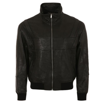 Saint Laurent Teddy Panel Full Grain Leather Bomber Jacket 821041 YCNF2 1000 149858911