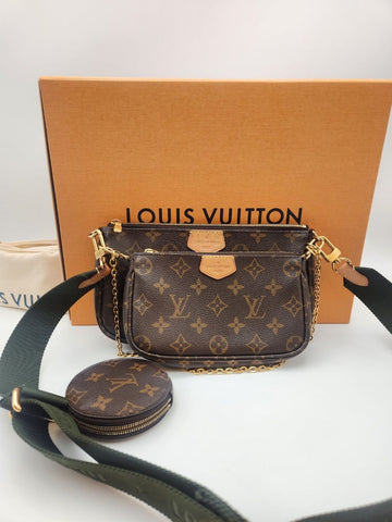 Louis Vuitton Multi Pochette Accessoires Crossbody Bag Khaki (M44813) 149948662