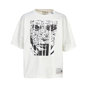 MAISON MIHARA YASUHIRO X MASSES Herren T-Shirt Kurzarm C15TS042 WEISS 149952492