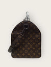Louis Vuitton Monogram Silver Metallic Nebula Canvas Bandouliere Keepall 149954539 [P]