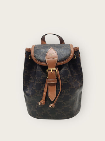 CELINE トリオペ キャンバス ミニ フルコ バックパック 149954570