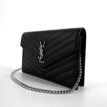 SAINT LAURENT モノグラム エンベロープ WOC チェーン クロスバッグ 393953 149958734