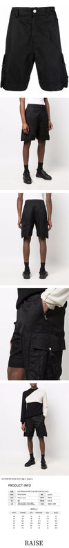 STONE ISLAND ワッペン シャドウプロジェクト カーゴパンツ ブラック 7619L0328 V2029 52952976 [P]