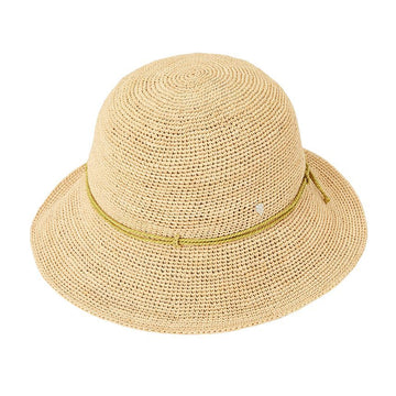 HELEN KAMINSKI クローシュハット HAT50245 ナチュラルチャートリューズ 149970099