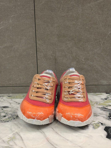 HERMES バウンシングスニーカー オレンジレッド 36(230) 149970692