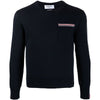 THOM BROWNE ステッチ トリコロール ウール ニット MKA367A 28672126 [P]