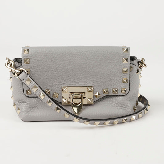 VALENTINO ロックスタッド ミニショルダー クロスボディバッグ 149924290 [P]