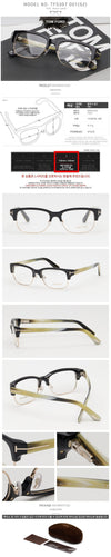 TOM FORD TF5307 001 Brille Rahmen Luxus Schwarz Gold 60881457 [P]