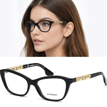 BURBERRY Brille BE2392 3001 Damen Luxus Acetat Cat-Eye 149978206