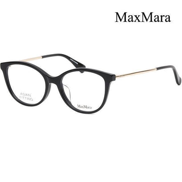 MAXMARA Brille MM5027F 001 Luxus Runde Horn Rahmen Asian Fit 78473410