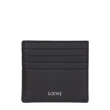Loewe 25FW Dark Grey Textured Classic Calfskin Open Card Holder C779W72X01 1220 150075751