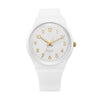 SWATCH クラシックホワイトビショップ ウェアラブルウレタン時計 149691768 [P]