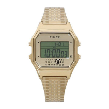MAISON MARGIELA MM6X Timex 25FW Gold Tone T80 Digitale Armbanduhr T70G067500QY GOLD 150076928 [P]