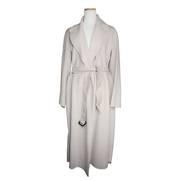 MAXMARA Handgemachter Gürtelmantel in Oatmeal Größe S 55 150077575