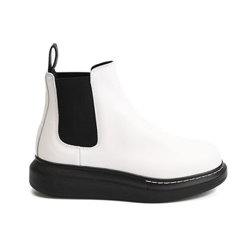 Alexander McQueen Hybrid Chelsea Boots White 586398 WHX52 9061 148512195