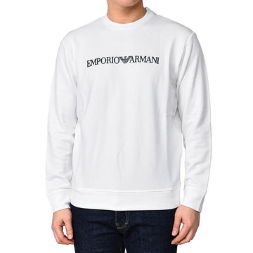 EMPORIO ARMANI モダールブレンドスウェットシャツ ホワイト 8N1MR6 1JRIZ F109 148530015