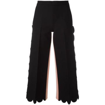 MSGM 17SS ウェーブ クロップパンツ 2241MDP24Y 174121 99 32924357