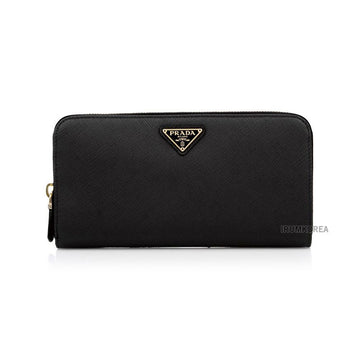 Prada Saffiano Logo Long Wallet 150079166 [P]