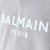 Balmain Logo Printed Raglan Sweatshirt Grey 147584988 [P]