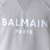 Balmain Logo Printed Raglan Sweatshirt Grey 147584988 [P]