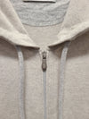 Brunello Cucinelli 24FW Beige Cashmere Hoodie Zip-Up 150079667 [P]