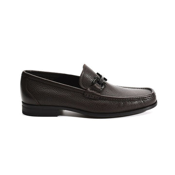 SALVATORE FERRAGAMO EEGガンチーニオーナメントモカシンローファー ダークブラウン 029392 642847 148811254
